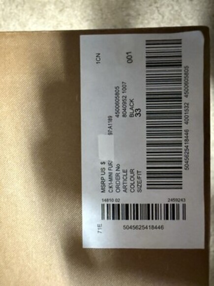 All Black Burberry Slides 2y - Picture 6 of 6